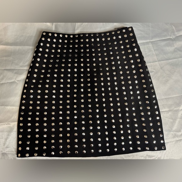 H&M Dresses & Skirts - H&M Black and Silver Embellished Mini Pencil Skirt